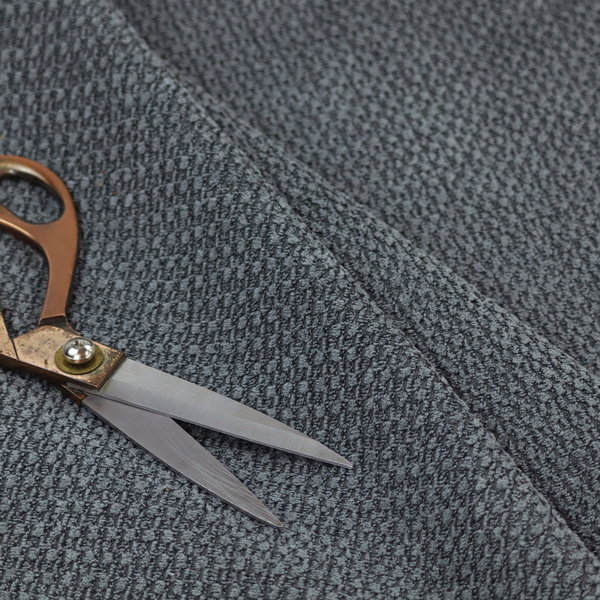 Chicago Bobble Effect Chenille Upholstery Fabric Zinc Colour CTR-1196