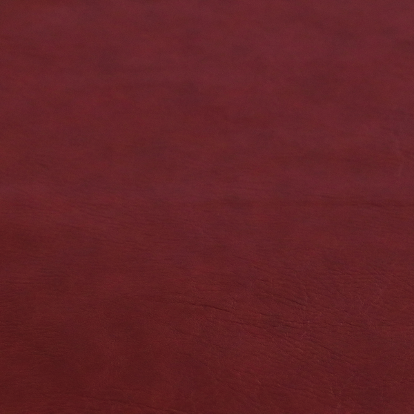 Palermo Faux Leather Aged Effect In Candy Red Colour Upholstery Fabric CTR-1453