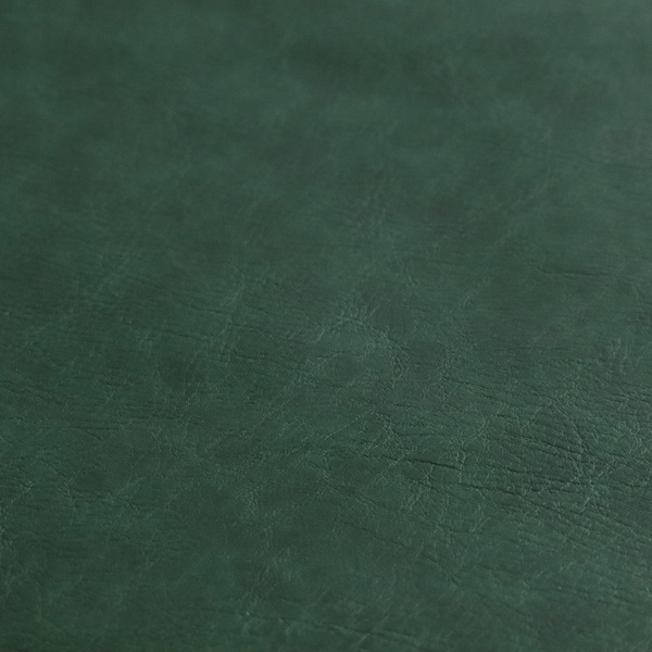 Palermo Faux Leather Aged Effect In Green Colour Upholstery Fabric CTR-1456