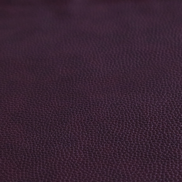 Ortona Faux Leather Malted Effect In Purple Colour Upholstery Fabric CTR-1468