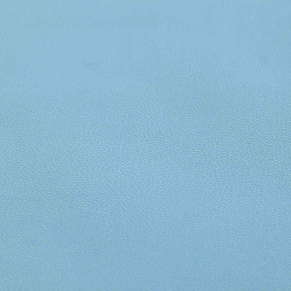 Venosa Plain Faux Leather Look In Aqua Blue Colour Upholstery Fabric CTR-1579