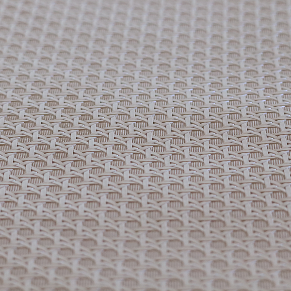 Catanzaro Faux Leather Geometric Pattern In Mocha Brown Colour Upholstery Fabric CTR-1817