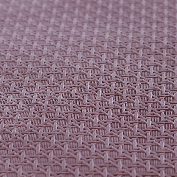 Catanzaro Faux Leather Geometric Pattern In Burgundy Colour Upholstery Fabric CTR-1822