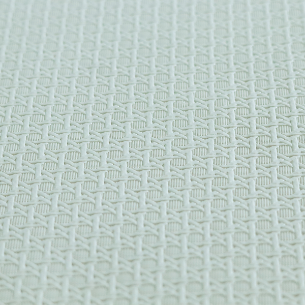 Catanzaro Faux Leather Geometric Pattern In Beige Colour Upholstery Fabric CTR-1829