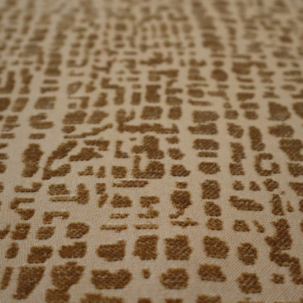 Tela Semi Plain Soft Textured Chenille Upholstery Fabric In Yellow CTR-1865