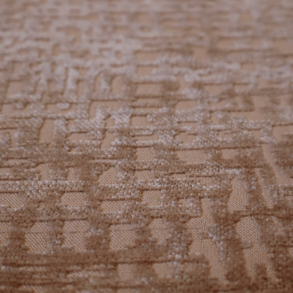 Tela Semi Plain Soft Textured Chenille In Pink Upholstery Fabric CTR-1868