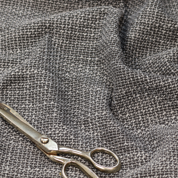 Alabama Durable Woven Hopsack Upholstery Fabric Dark Grey Colour CTR-1975 - Handmade Cushions