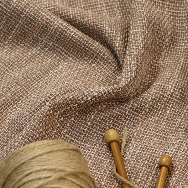 Alabama Durable Woven Hopsack Upholstery Fabric Rosewood Colour CTR-2062 - Handmade Cushions