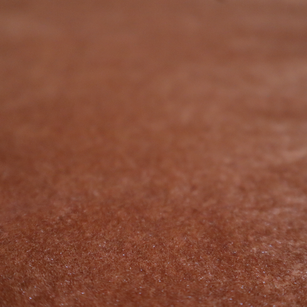 Trinity Silky Flat Water Repellent Velvet In Orange Colour Upholstery Fabric CTR-2192 - Roman Blinds