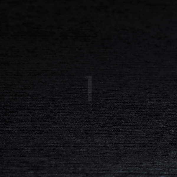 Arya Soft Textured Chenille In Black Upholstery Fabric CTR-2284