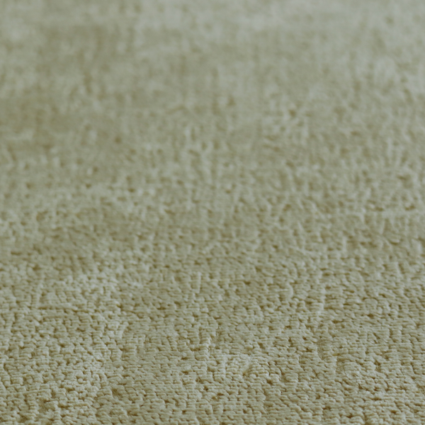 Delhi Soft Chenille Plain Textured In Yellow Upholstery Fabric CTR-2317