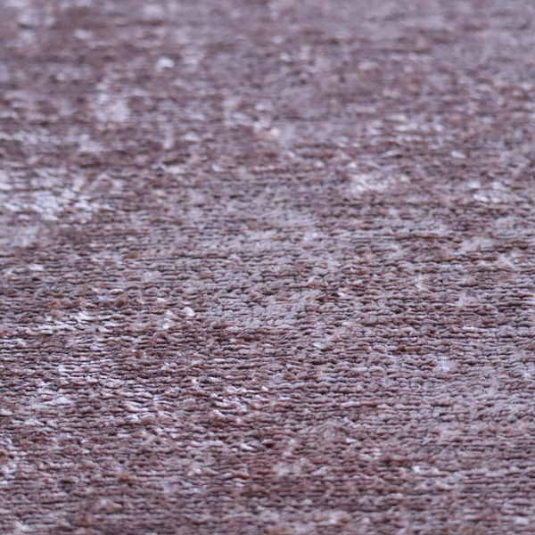 Delhi Soft Chenille Plain Textured In Orange Upholstery Fabric CTR-2318