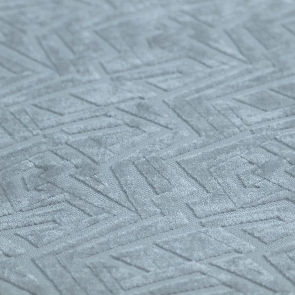 Darjeeling Textured Chenille Pattern In Light Grey Upholstery Fabric CTR-2352