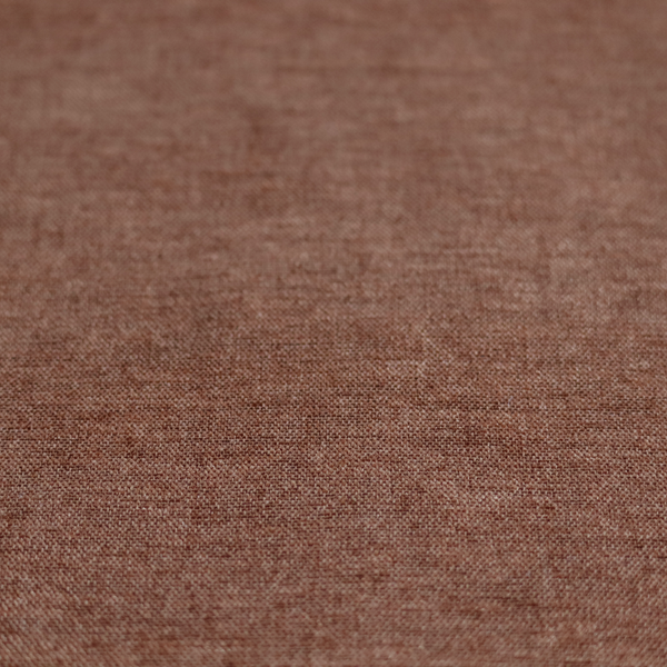 Lima Plain Smooth Textured Chenille In Orange Colour Upholstery Fabric CTR-2438