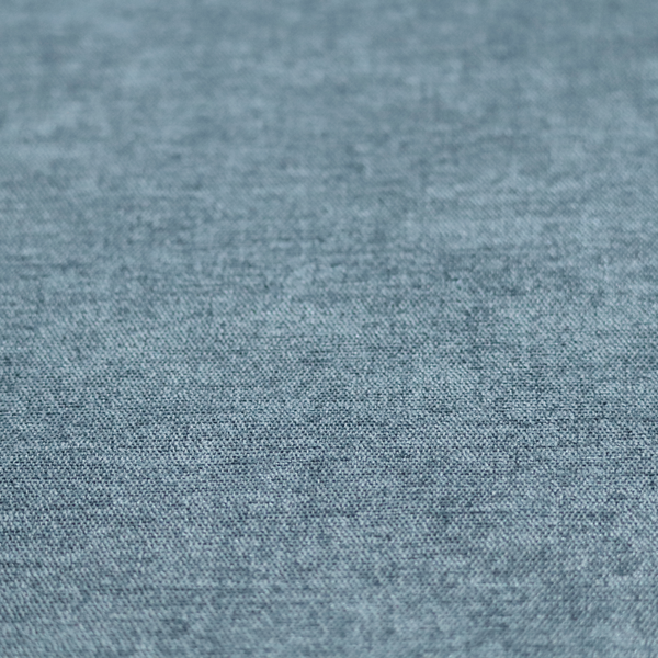 Lima Plain Smooth Textured Chenille In Teal Colour Upholstery Fabric CTR-2440