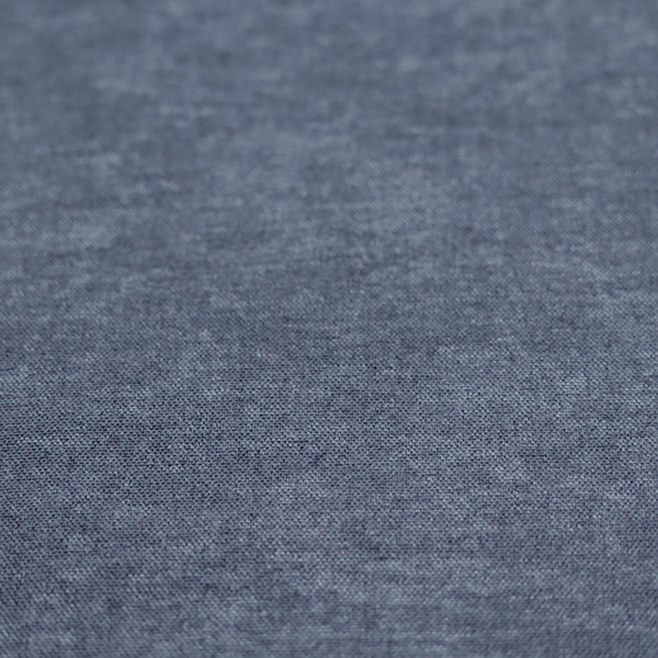 Lima Plain Smooth Textured Chenille In Dark Blue Colour Upholstery Fabric CTR-2441