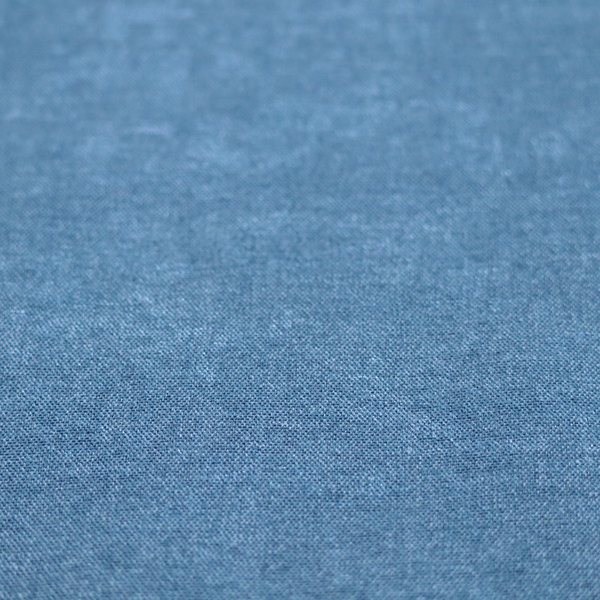 Lima Plain Smooth Textured Chenille In Blue Colour Upholstery Fabric CTR-2447