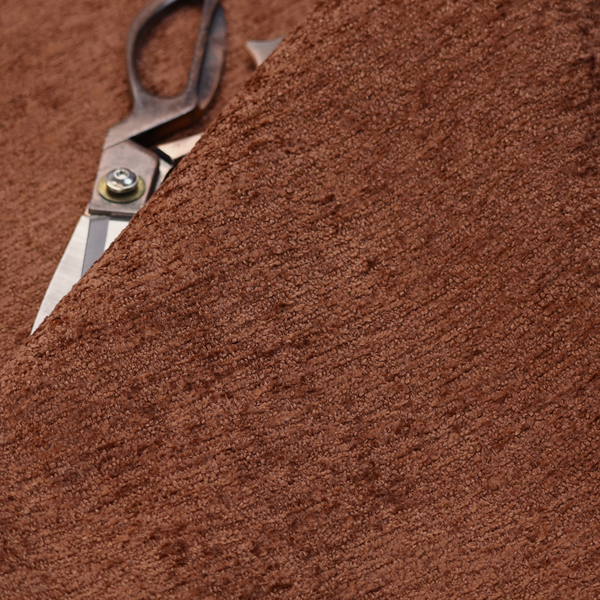 Seoul Boucle Upholstery Fabric Burnt Orange Colour CTR-2617