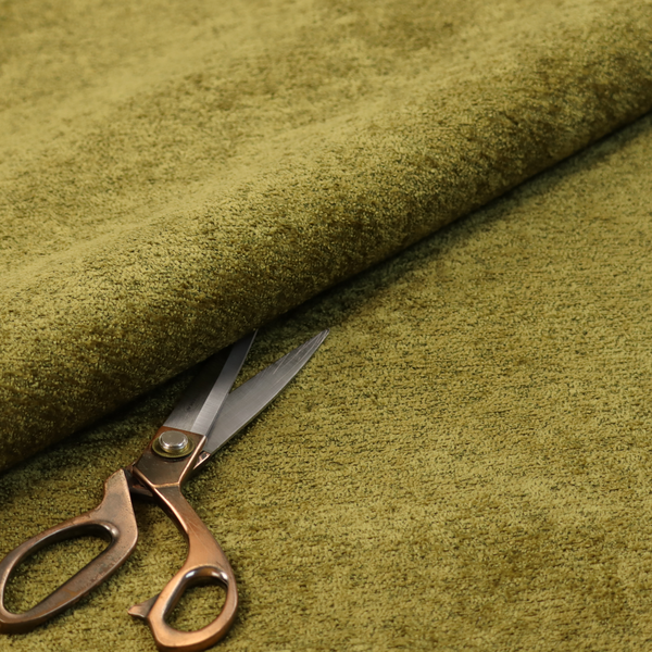 Seoul Boucle Upholstery Fabric Green Colour CTR-2620 - Made To Measure Curtains