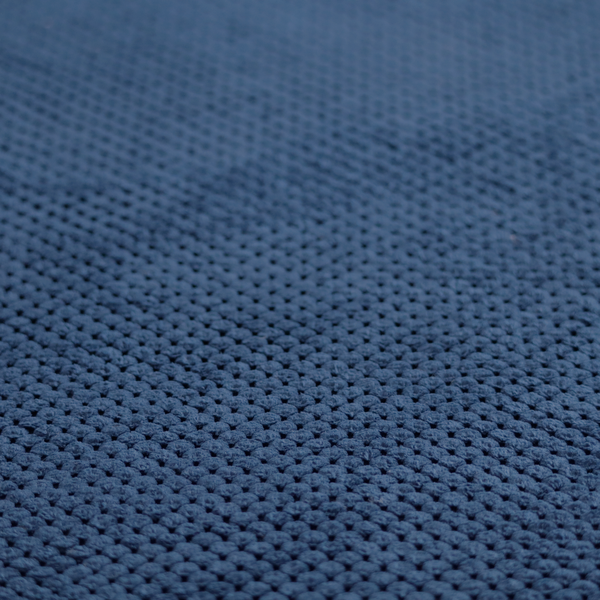 Ohio Dotted Soft Textured In Navy Blue Corduroy Upholstery Fabric CTR-2980