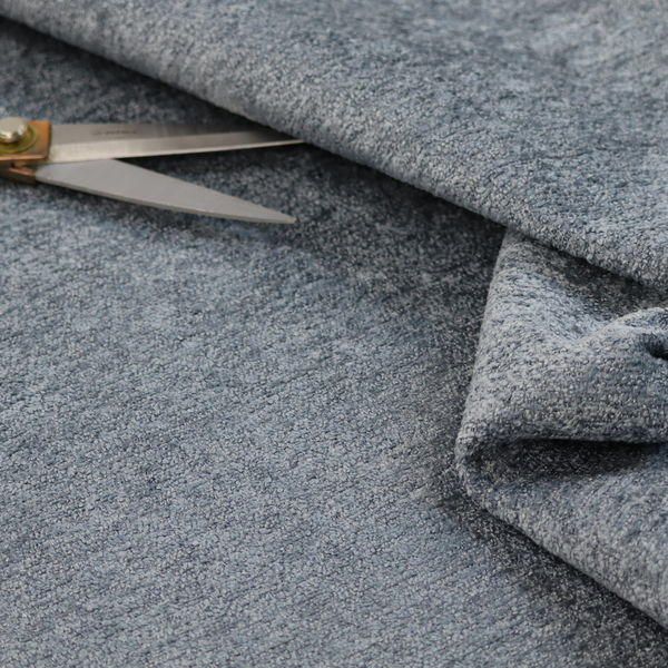 Seoul Boucle Upholstery Fabric Sky Blue Colour CTR-2995 - Made To Measure Curtains