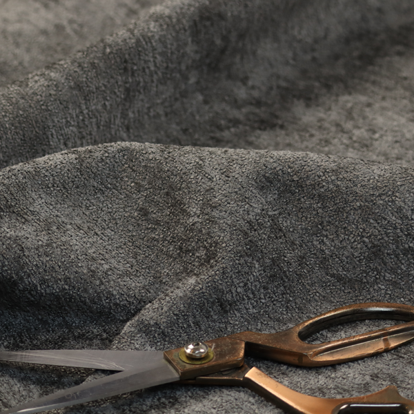 Seoul Boucle Upholstery Fabric Davy's Grey Colour CTR-3000 - Made To Measure Curtains