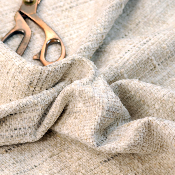 Osaka Soft Large Weave Upholstery Fabric Coffee Cream Colour CTR-3003 - Handmade Cushions