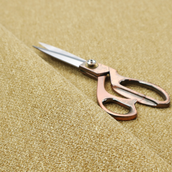 A Chamonix Water Repellent upholstery fabric in Pear Green. A vibrant, citrus-toned material featuring a dense basket weave texture and a durable, matte finish.