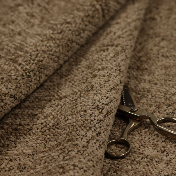 Wellington Chunky Chenille Weave Upholstery Fabric Beige Colour CTR-39 - Made To Measure Curtains