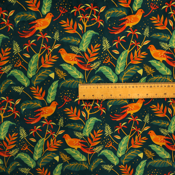 Midnight Tropics Paradise Upholstery Fabric DP-111
