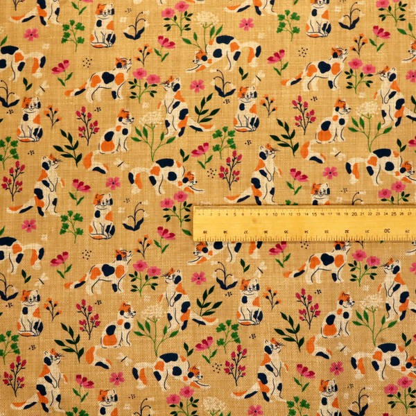 Purr-fectly Pink Petals Upholstery Fabric DP-127 - Made To Measure Curtains