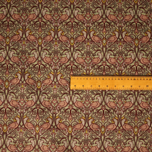 Lovebird Labyrinth Upholstery Fabric DP-136 - Made To Measure Curtains