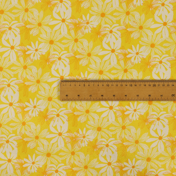 Seventies Summer Daisy Upholstery Fabric DP-147