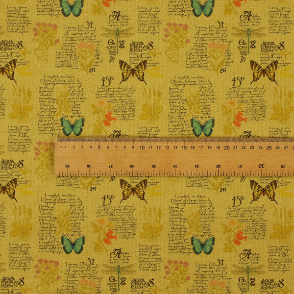 Honeyed Butterfly Memoirs Upholstery Fabric DP-175