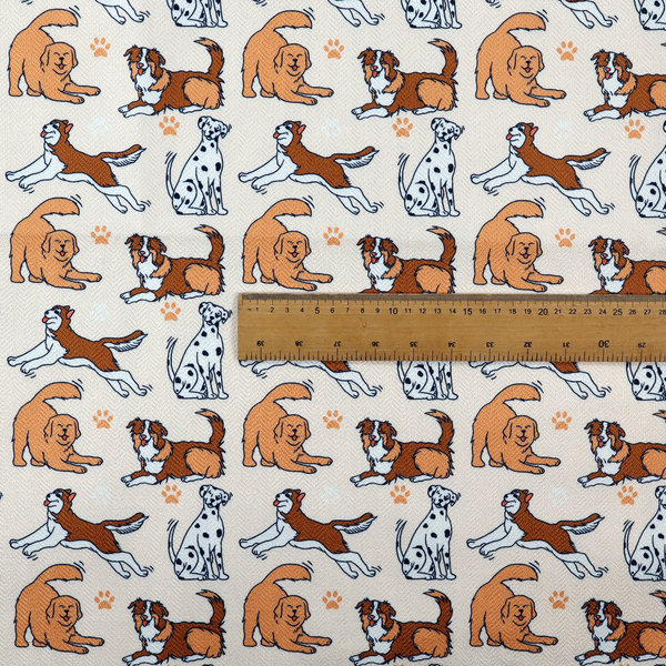 The Happy Hound Parade Upholstery Fabric DP-191