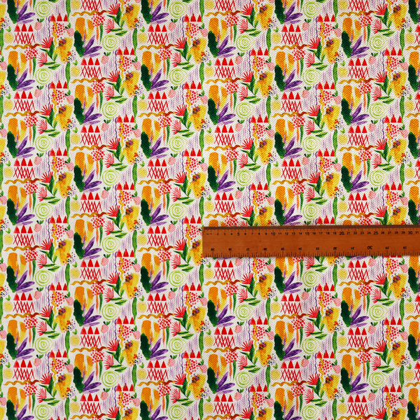 Abstract Watercolour Doodle Upholstery Fabric DP-49