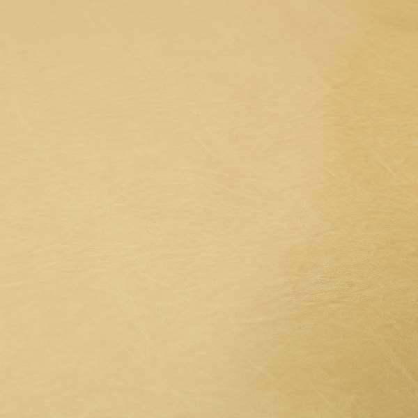 Yellow Golden Colour Faux Leather Vinyl Material Upholstery Fabric 191219-10