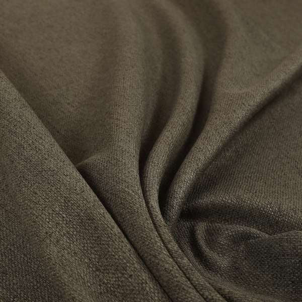Abbotsford Super Soft Basket Weave Material Dual Purpose Upholstery Curtains Fabric In Brown - Made To Measure Curtains
