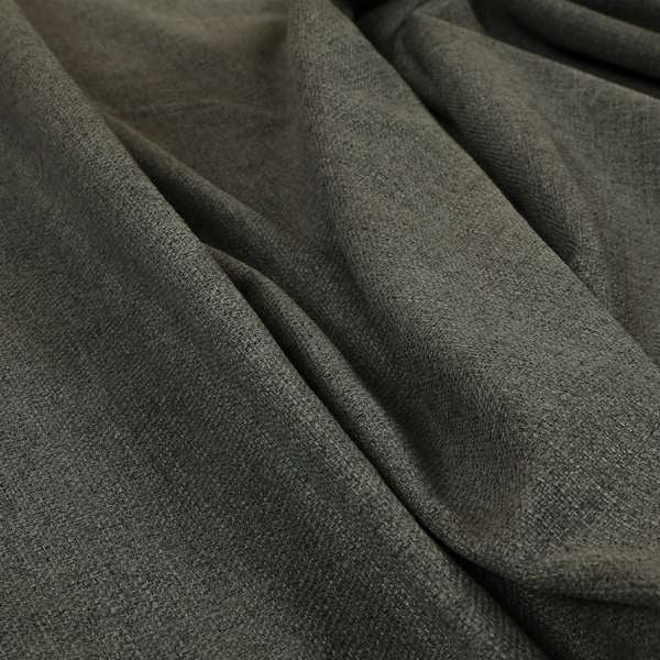 Abbotsford Super Soft Basket Weave Material Dual Purpose Upholstery Curtains Fabric In Grey - Made To Measure Curtains