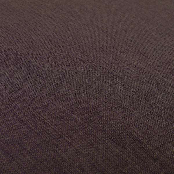 Beaumont Textured Hard Wearing Basket Weave Material Purple Coloured Furnishing Upholstery Fabric