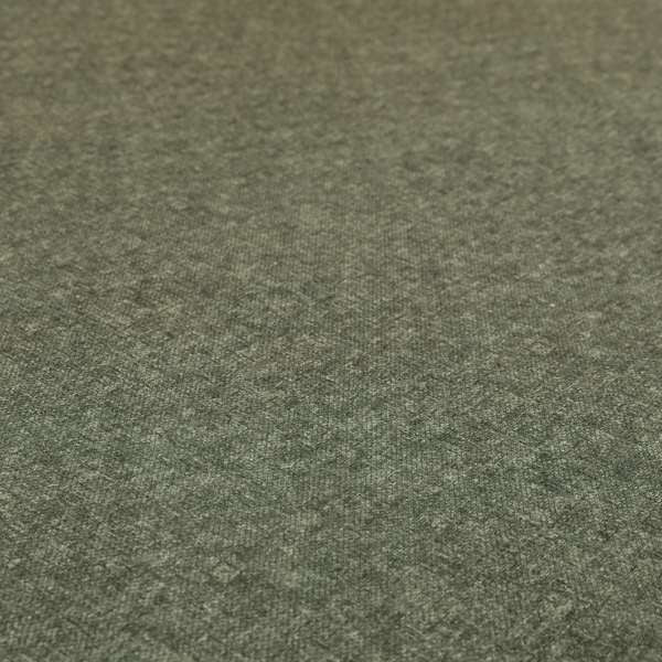 Boho Quilted Effect Soft Textured Chenille Upholstery Fabric Black Colour