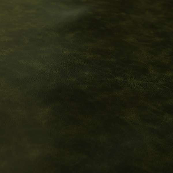Cambridge Distressed Finish Bonded Eco Leather In Green Colour