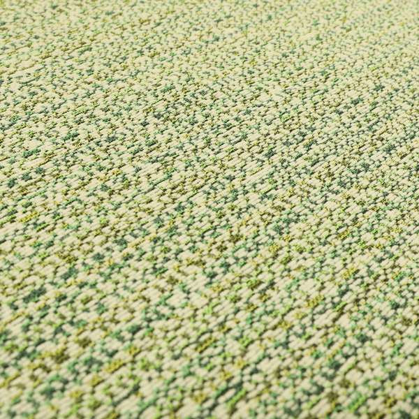 Comfy Chenille Textured Buzz Semi Plain Pattern Upholstery Fabric In Green - Handmade Cushions