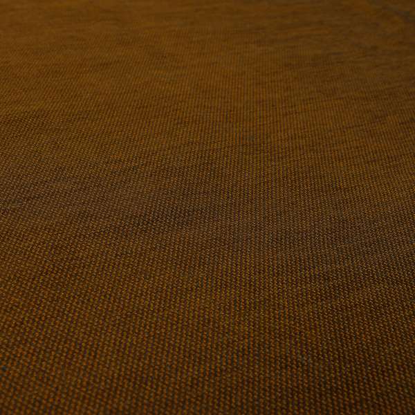 Surat Plain Textured Chenille Material In Brown Orange Colour Upholstery Fabric CTR-1122 - Handmade Cushions