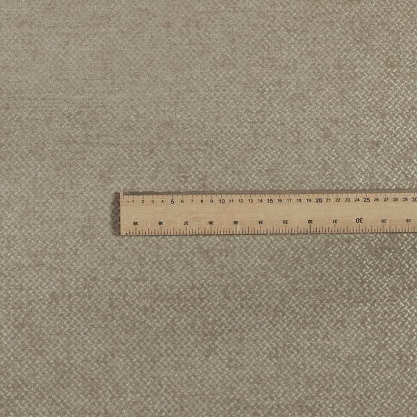 Kimberley Semi Plain Soft Chenille Upholstery Fabric In Brown Colour CTR-1187 - Roman Blinds