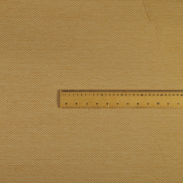 California Chevron Pattern Chenille Material In Yellow Upholstery Fabric CTR-1240 - Roman Blinds