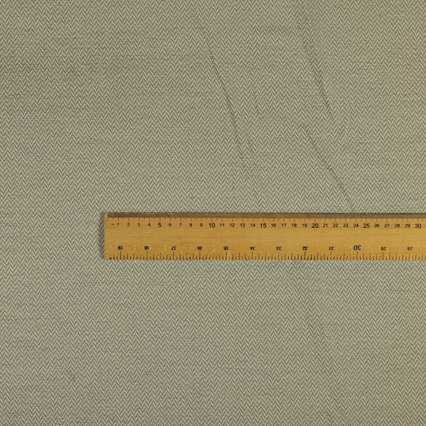 California Chevron Pattern Chenille Material In Silver Upholstery Fabric CTR-1244