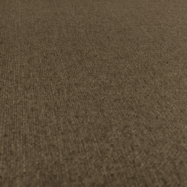 Washington Textured Chenille Brown Colour Upholstery Fabric CTR-1342 - Handmade Cushions