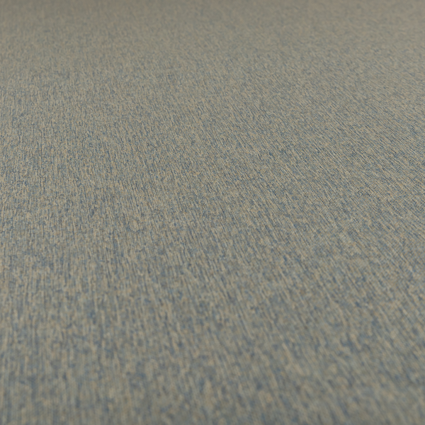Monaco Fine Plain Weave Blue Beige Upholstery Fabric CTR-1409