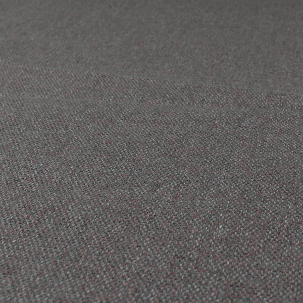 Summer Textured Weave Clean Easy Grey With Purple Upholstery Fabric CTR-1440 - Roman Blinds